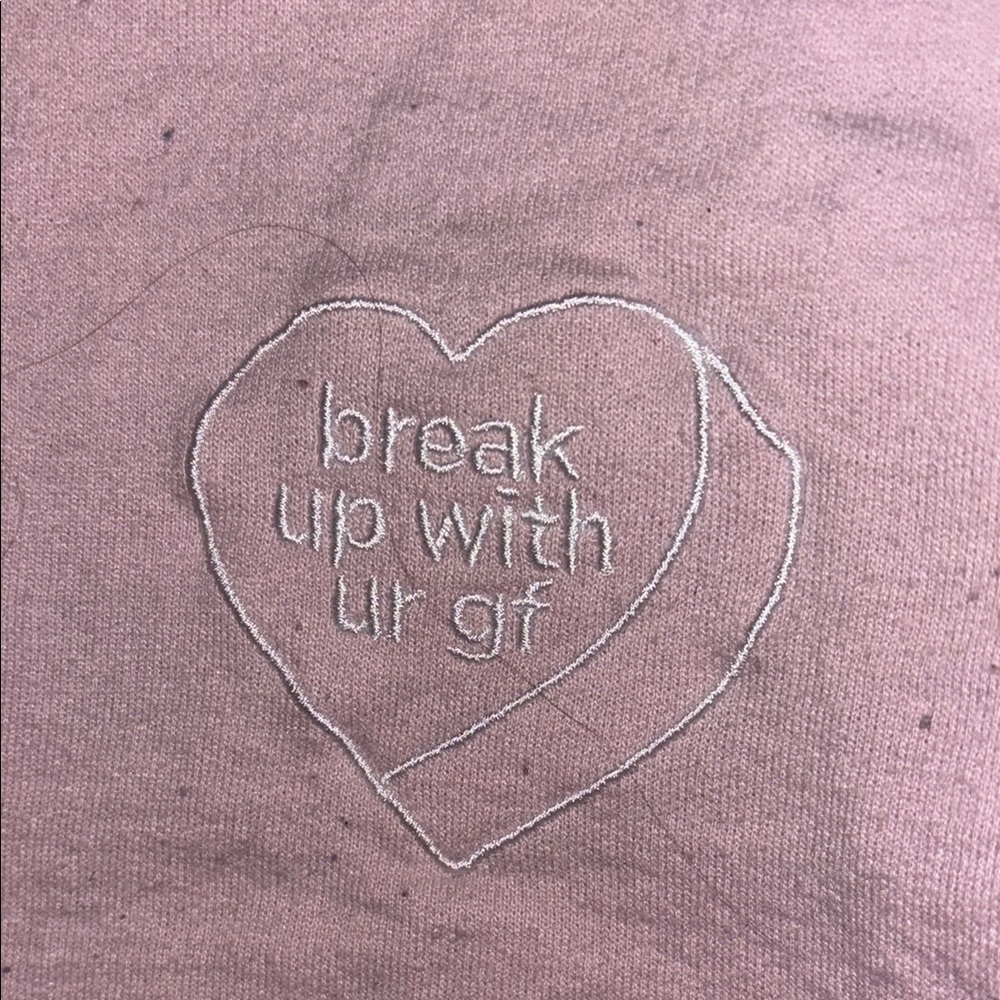 Ariana Grande Pink Cropped Sweatshirt - Picture 3 of 3